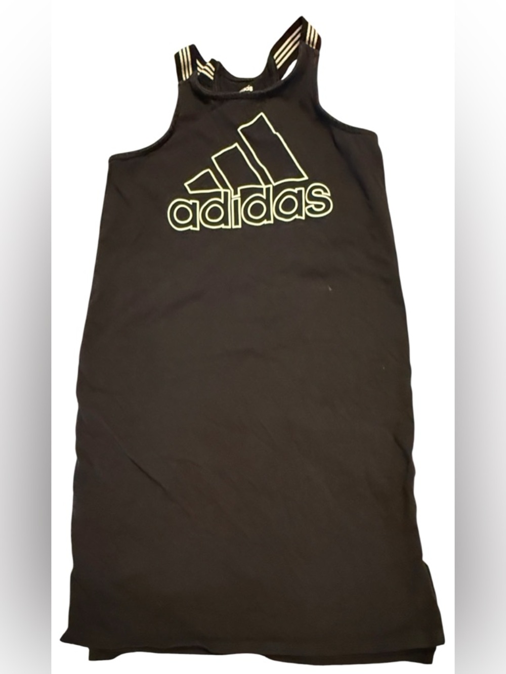 adidas Black dress with Trim Straps and white Logo